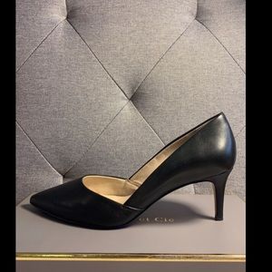 2 inch sleek black heels (new)